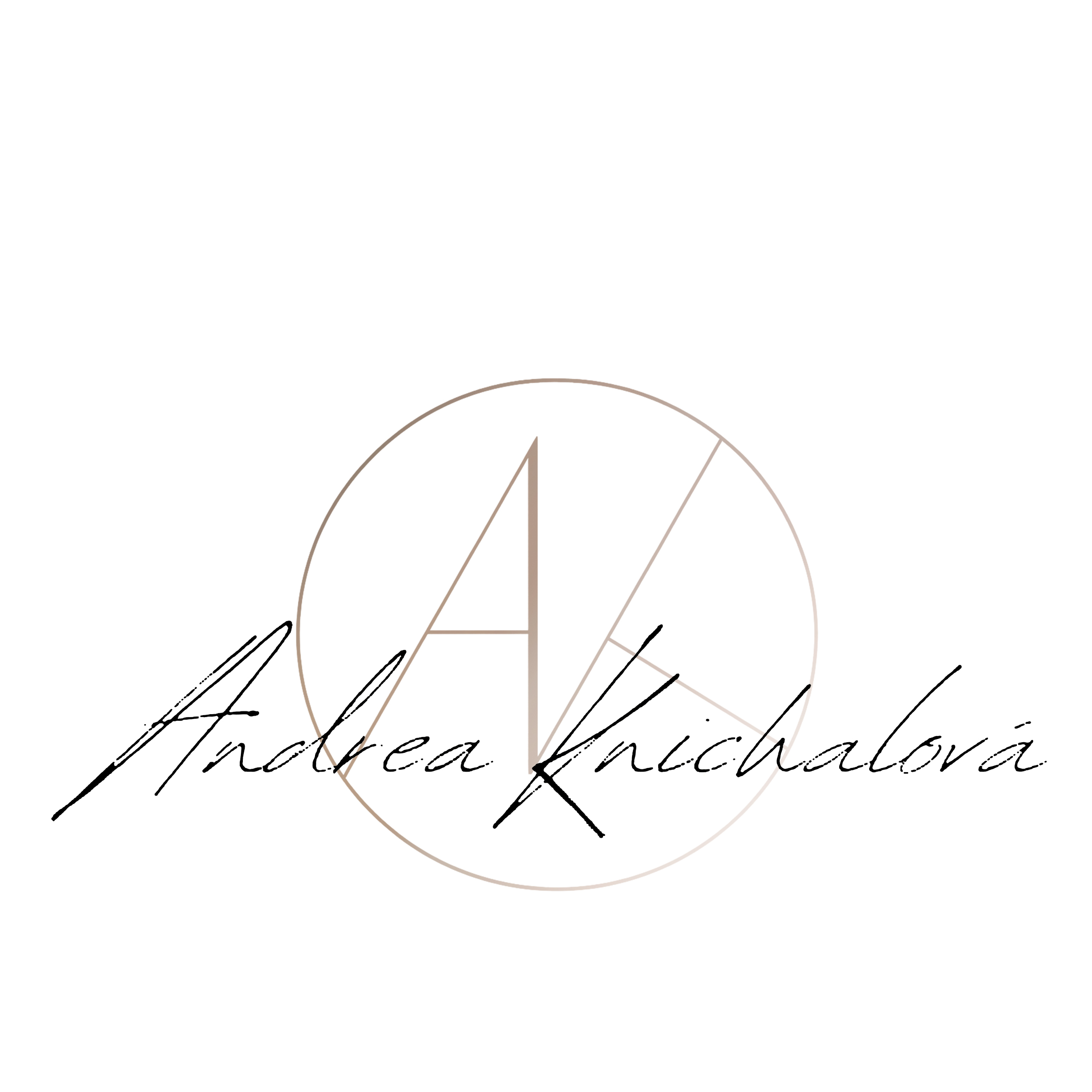 Osobní logo AK s podpisem Andrea Knichalová